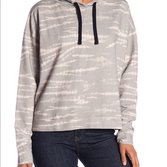 All Saints Sweaters - All Saints Lo Tie Dye Animal Print Cozy Hoodie